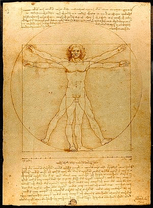 Leonardo da Vinci’s Vitruvian Man
